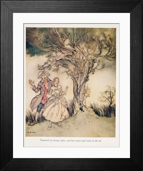 Framed Print : Frequently see strange sights, and hear music and voices in the air Framed Print : Frequently see strange sights, and hear music and voices in the air