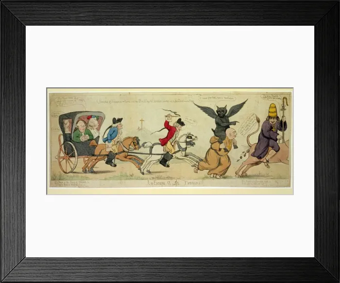 Framed Print : An escape a la Francois, 1791 Framed Print : An escape a la Francois, 1791