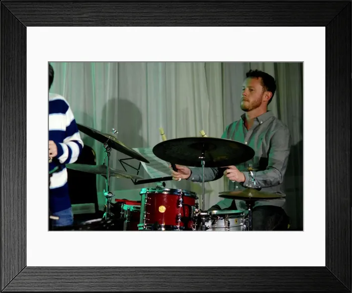 Framed Print : Joost Hendrickx, Watermill Jazz Club, Dorking, Surrey, 4th October 2016. Artist: Brian O Connor Framed Print : Joost Hendrickx, Watermill Jazz Club, Dorking, Surrey, 4th October 2016. Artist: Brian O Connor