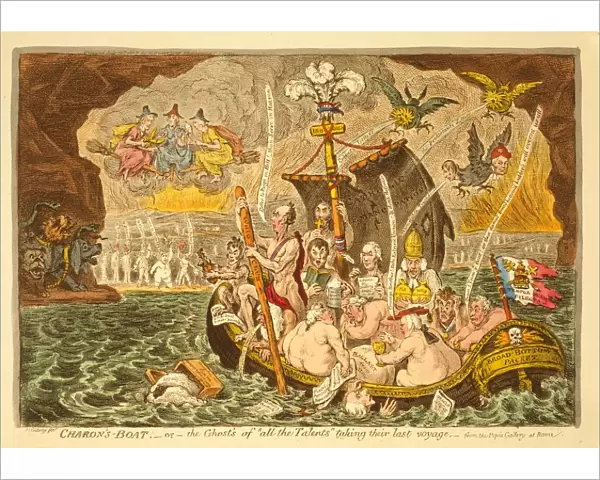 Charons Boat, or The Ghosts of the All Talents Taking their Last Voyage, 1807
