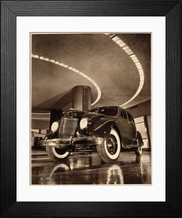 Framed Print : Chrysler Airflow Four Door Sedan, 1937 Framed Print : Chrysler Airflow Four Door Sedan, 1937