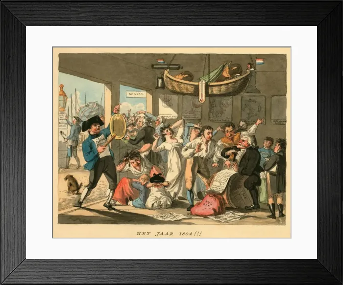 Framed Print : Het Jaar 1804!!!, 1794 Framed Print : Het Jaar 1804!!!, 1794