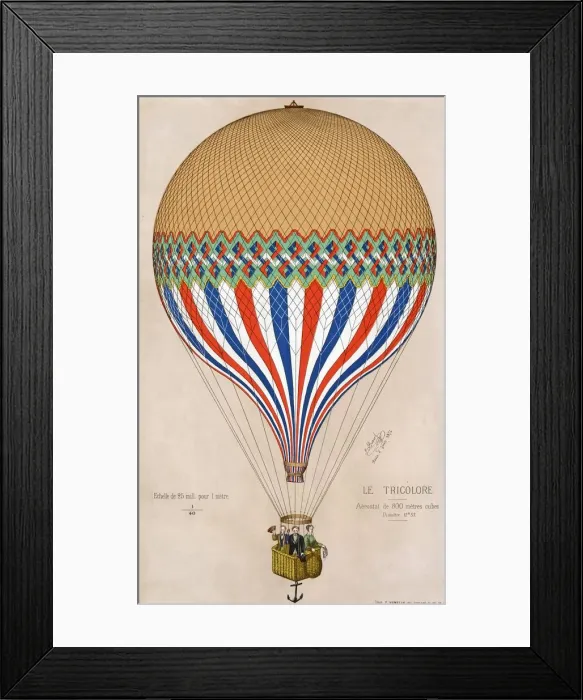 Framed Print : Le Tricolore, 1874