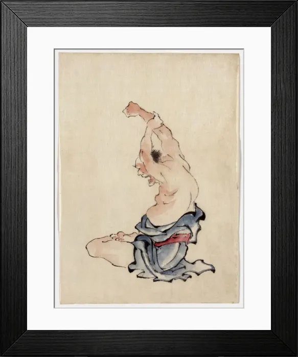 Framed Print : Man Stretching, 1830-1850