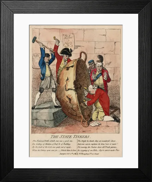 Framed Print : The State Tinkers, 1780 Framed Print : The State Tinkers, 1780