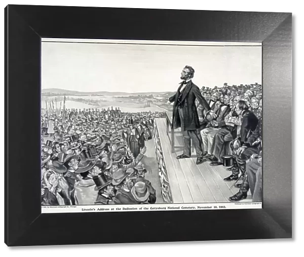 Lincolns Address at the dedication of the Gettysburg National Cemetery, November 19th 1863, 1905