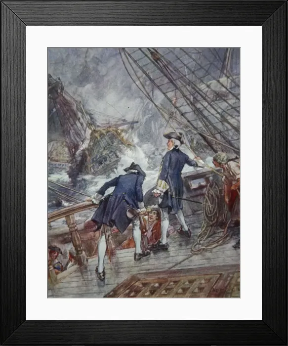 Framed Print : Hawke, illustration from Drakes Drum and Other Songs of the Sea, 1905 Framed Print : Hawke, illustration from Drakes Drum and Other Songs of the Sea, 1905
