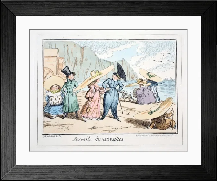 Framed Print : Juvenile Monstrosities, 1835