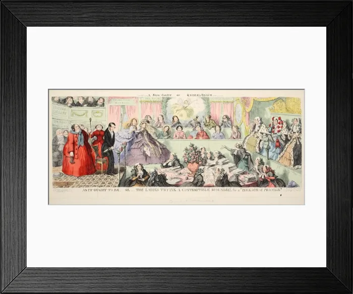 Framed Print : A New Court of Queens Bench …, 1850 Framed Print : A New Court of Queens Bench …, 1850