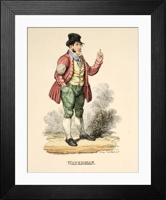Framed Print : Waterman, 1827 Framed Print : Waterman, 1827