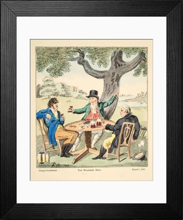 Framed Print : The Mulberry Tree, 1808 Framed Print : The Mulberry Tree, 1808