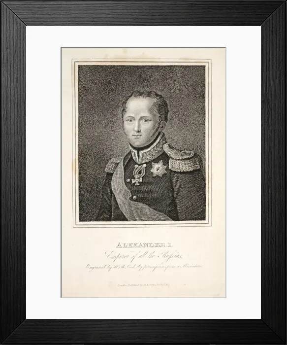 Framed Print : Alexander I, Emperor of all the Russians, 1814 Framed Print : Alexander I, Emperor of all the Russians, 1814