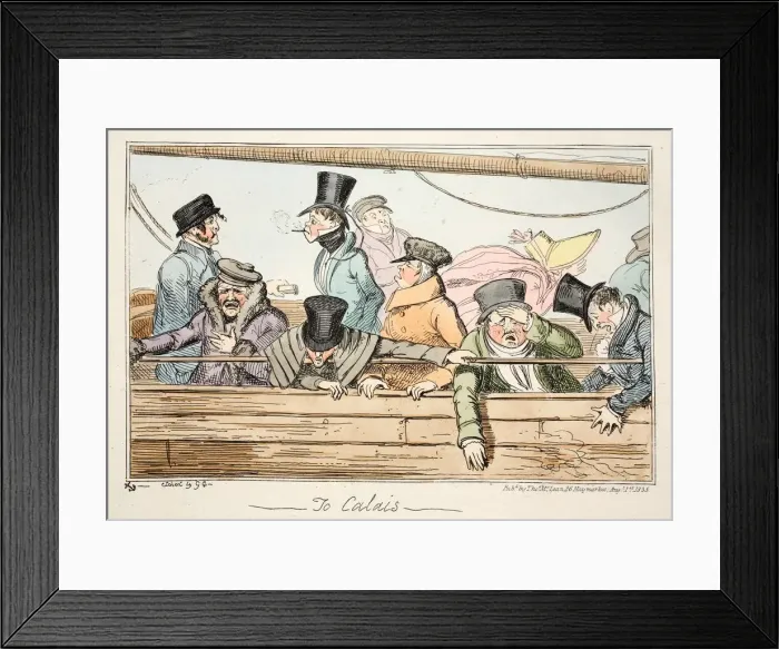 Framed Print : To Calais, 1835 Framed Print : To Calais, 1835