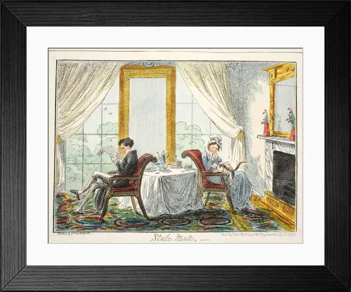 Framed Print : Stale Mate, 1835 Framed Print : Stale Mate, 1835