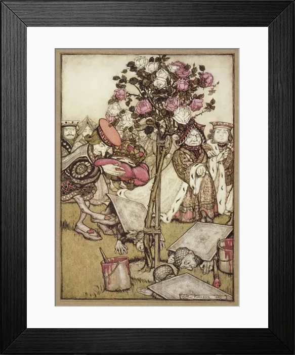 Framed Print : The Queen turned angrily away from him and said to the Knave, Turn them over, 1907 Framed Print : The Queen turned angrily away from him and said to the Knave, Turn them over, 1907