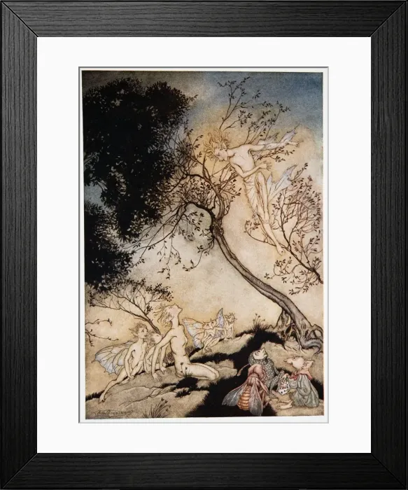 Framed Print : Go bring the rabble, O er whom I give thee power, here to this place, Frontispiece, 1926 Framed Print : Go bring the rabble, O er whom I give thee power, here to this place, Frontispiece, 1926