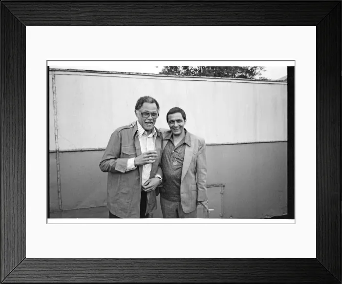 Framed Print : Art Pepper, (Dexter Gordon), Knebworth, 1981. Artist: Brian O Connor Framed Print : Art Pepper, (Dexter Gordon), Knebworth, 1981. Artist: Brian O Connor