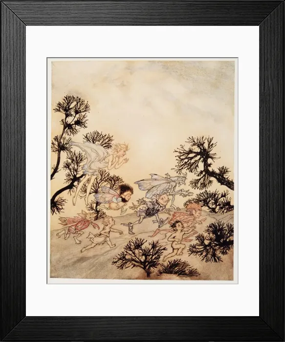 Framed Print : Go charge my goblins that they grind their joints with dry convulsions, illustration Framed Print : Go charge my goblins that they grind their joints with dry convulsions, illustration
