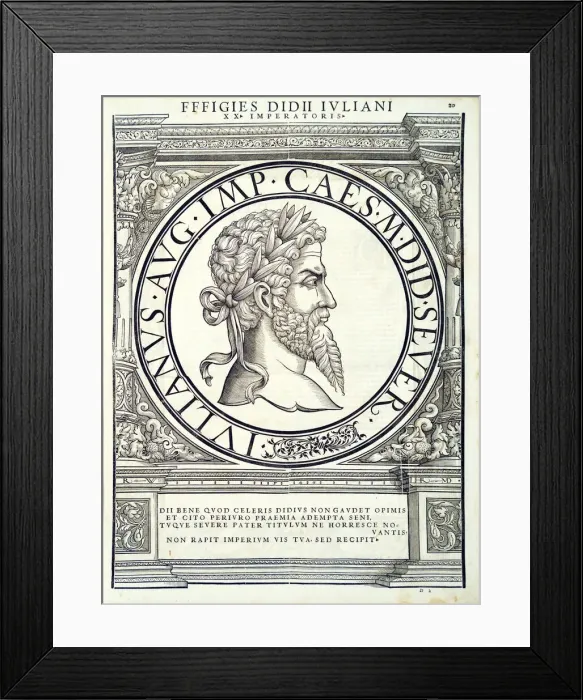 Framed Print : Didius Julianus (133 - 193), 1559 Framed Print : Didius Julianus (133 - 193), 1559