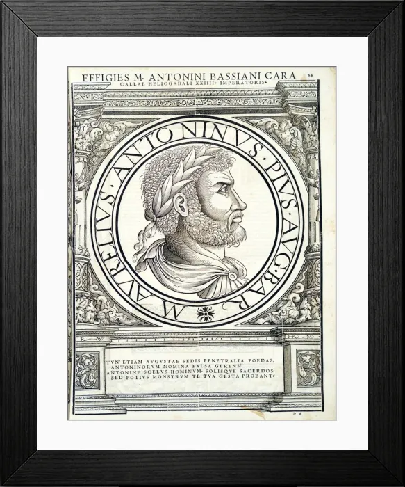 Framed Print : Heliogabalus (203 - 222), 1559 Framed Print : Heliogabalus (203 - 222), 1559