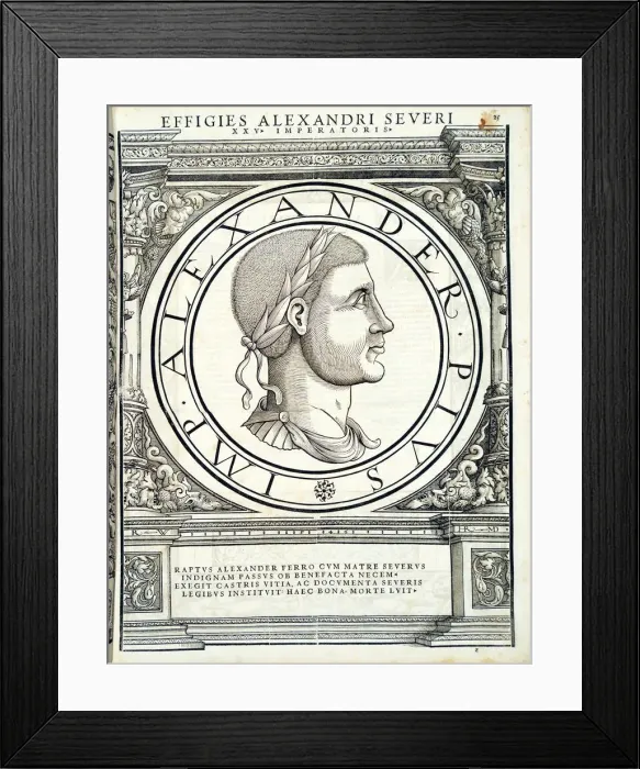 Framed Print : Alexander Severus (208 - 235), 1559 Framed Print : Alexander Severus (208 - 235), 1559