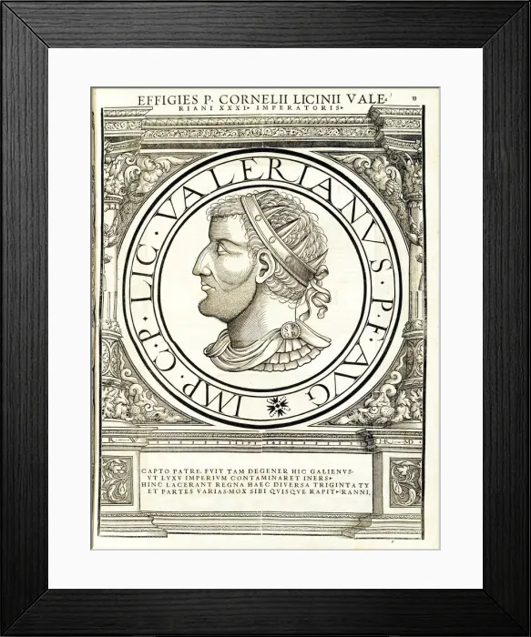 Framed Print : Licinius Valerianus, 1559 Framed Print : Licinius Valerianus, 1559
