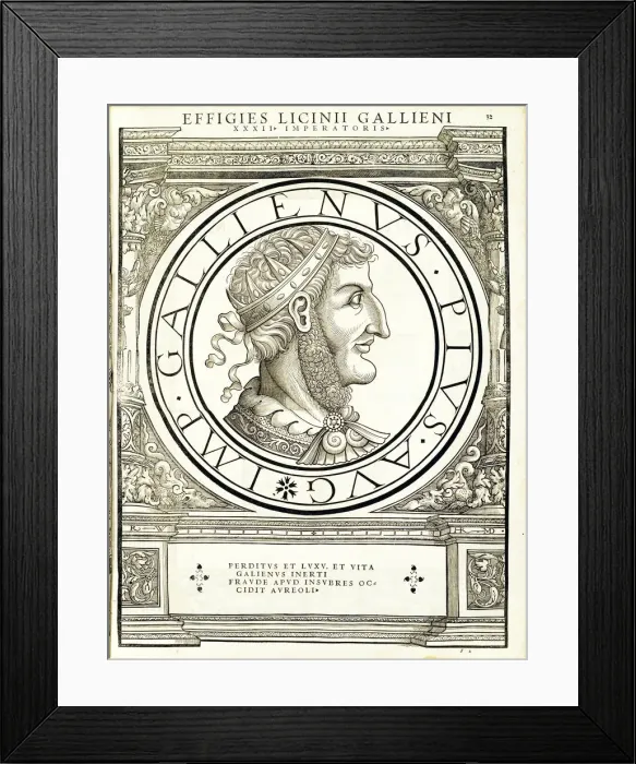 Framed Print : Licinius Gallienus (d. 268), 1559 Framed Print : Licinius Gallienus (d. 268), 1559