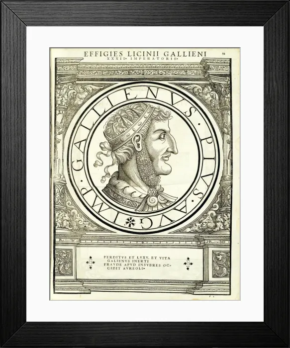 Framed Print : Gallienus (d. 268), 1559 Framed Print : Gallienus (d. 268), 1559
