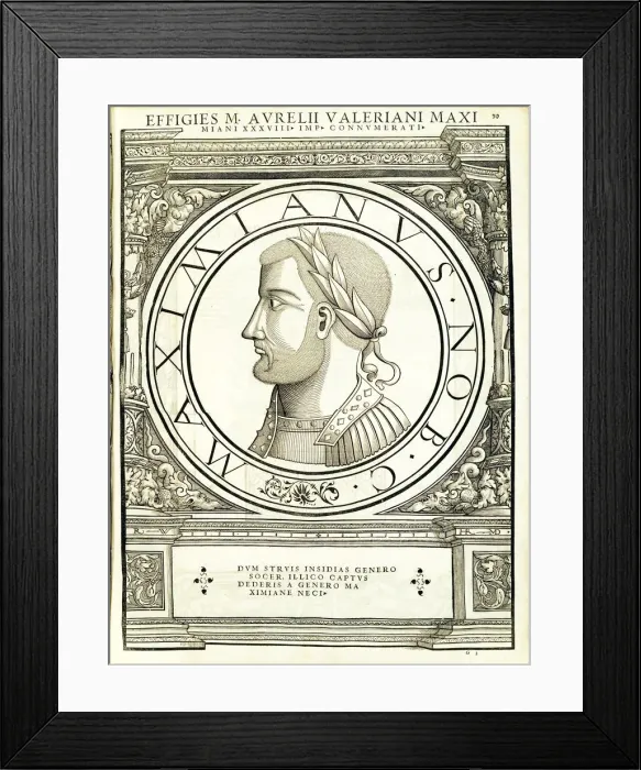 Framed Print : Maximianus (250 - 310 AD), 1559 Framed Print : Maximianus (250 - 310 AD), 1559