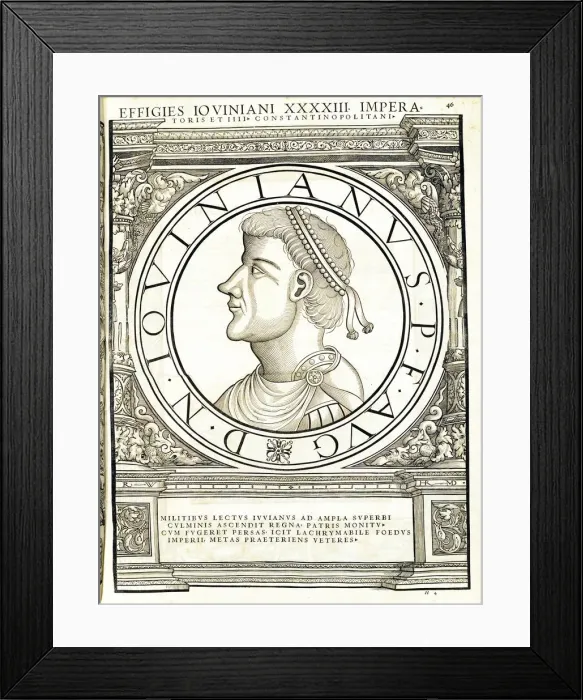 Framed Print : Iouinianus (331 - 364 AD), 1559 Framed Print : Iouinianus (331 - 364 AD), 1559