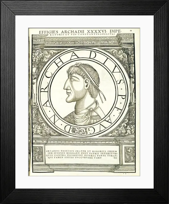 Framed Print : Arcadius (d. 408 AD), 1559 Framed Print : Arcadius (d. 408 AD), 1559