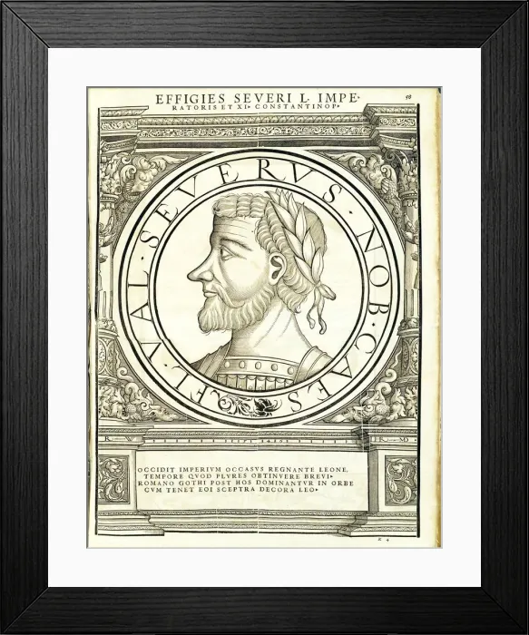 Framed Print : Seuerus D (420 - 465), 1559 Framed Print : Seuerus D (420 - 465), 1559