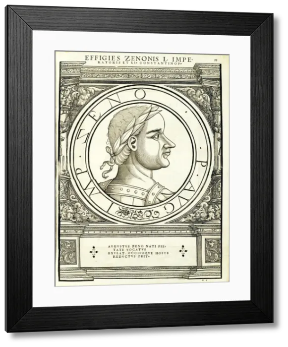 Framed Print : Zeno (425 - 491 AD), 1559 Framed Print : Zeno (425 - 491 AD), 1559
