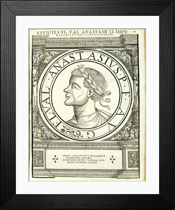 Framed Print : Anastasius I (431 518 AD), 1559 Framed Print : Anastasius I (431 518 AD), 1559