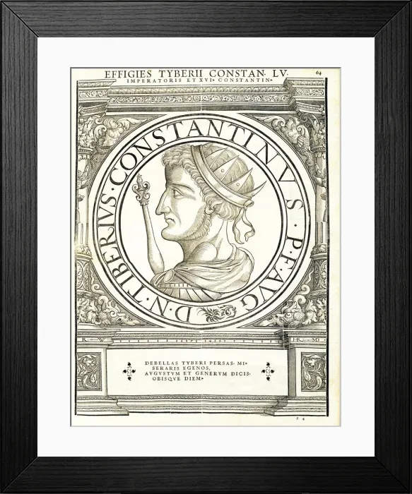 Framed Print : Tyberius Constantinus (520 - 582 AD), 1559 Framed Print : Tyberius Constantinus (520 - 582 AD), 1559