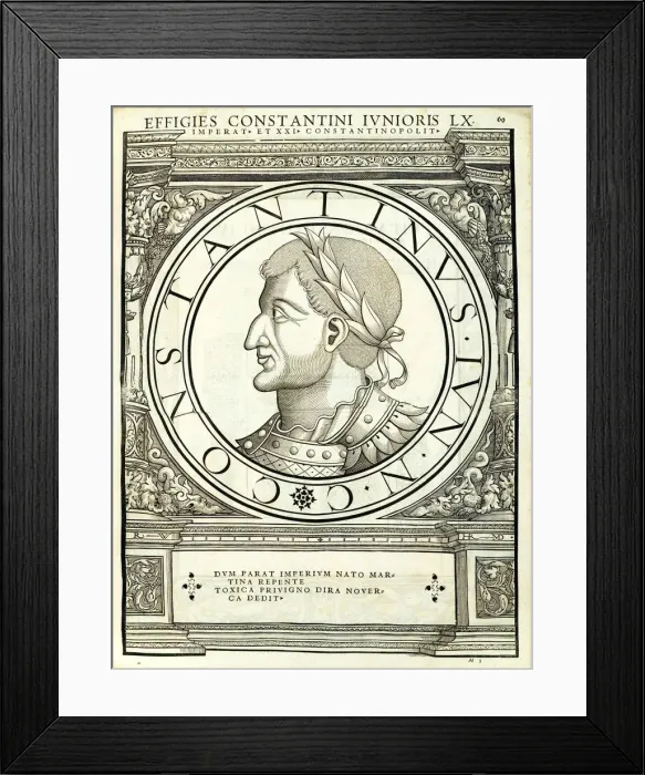 Framed Print : Constantinus nouus (612 641 AD), 1559 Framed Print : Constantinus nouus (612 641 AD), 1559