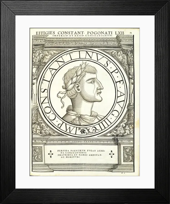 Framed Print : Constantinus Pogonatus, 1559 Framed Print : Constantinus Pogonatus, 1559