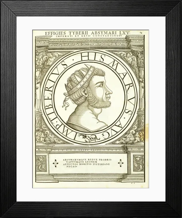 Framed Print : Tiberius Absymarus (d 706), 1559 Framed Print : Tiberius Absymarus (d 706), 1559