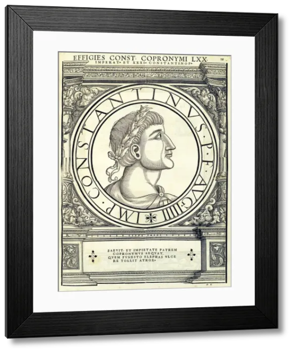 Framed Print : Constantinus Copronymus (718 - 775), 1559 Framed Print : Constantinus Copronymus (718 - 775), 1559
