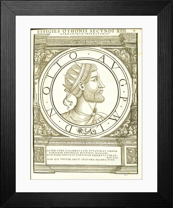 Framed Print : Otho II (955 - 983), 1559 Framed Print : Otho II (955 - 983), 1559