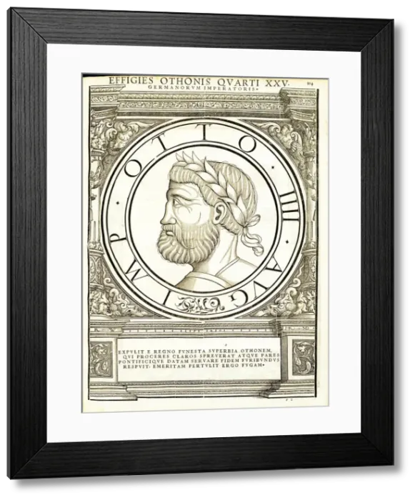 Framed Print : Otho IIII (1175 - 1218), 1559 Framed Print : Otho IIII (1175 - 1218), 1559