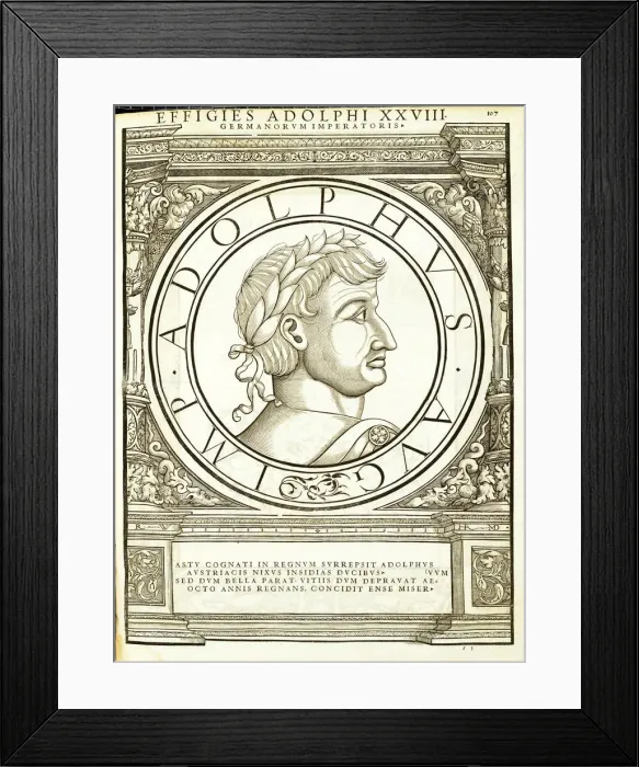 Framed Print : Adolphus (1255 - 1298), 1559 Framed Print : Adolphus (1255 - 1298), 1559