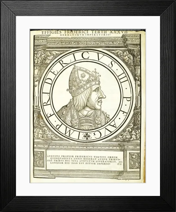 Framed Print : Fridericus III (1415 - 1493), 1559 Framed Print : Fridericus III (1415 - 1493), 1559
