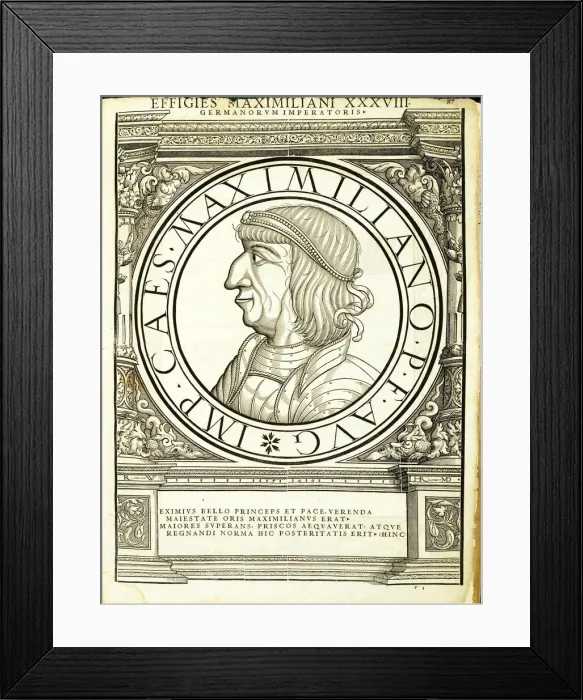 Framed Print : Maximilianus (1459 - 1519), 1559 Framed Print : Maximilianus (1459 - 1519), 1559