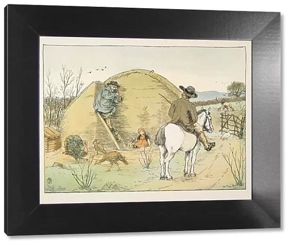 The Farmer, from Four and Twenty Toilers, pub. 1900 (colour lithograph)