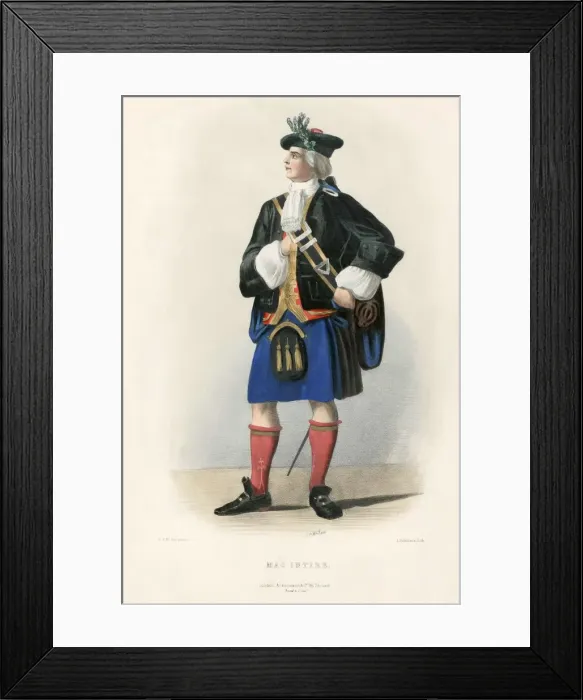 Framed Print : Mac Intire, from The Clans of the Scottish Highlands, pub. 1845 (colour lithograph) Framed Print : Mac Intire, from The Clans of the Scottish Highlands, pub. 1845 (colour lithograph)