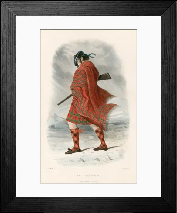 Framed Print : Mac Nachtan, from The Clans of the Scottish Highlands, pub. 1845 (colour lithograph) Framed Print : Mac Nachtan, from The Clans of the Scottish Highlands, pub. 1845 (colour lithograph)