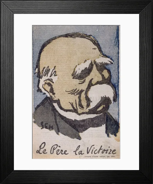 Framed Print : Le Pere la Victoire c. 1919 (colour lithograph) Framed Print : Le Pere la Victoire c. 1919 (colour lithograph)