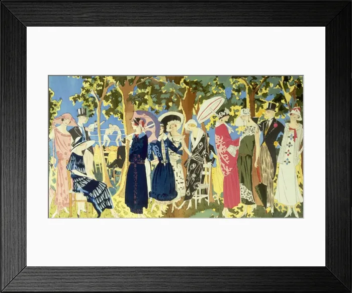 Framed Print : Boxing in a London Park, from Art Gout Beaute, pub. 1923 (pochoir print) Framed Print : Boxing in a London Park, from Art Gout Beaute, pub. 1923 (pochoir print)