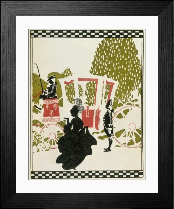 Framed Print : Cinderella Leaving the Ball from Cinderalla pub. 1919 (colour lithograph) Framed Print : Cinderella Leaving the Ball from Cinderalla pub. 1919 (colour lithograph)